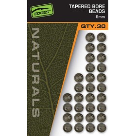 FOX EDGES NATURALS TAPERED BORE BEADS - 6MM