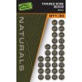 FOX EDGES NATURALS TAPERED BORE BEADS - 6MM