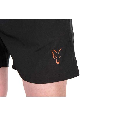 FOX COLLECTION BLACK LW SWIM SHORTS