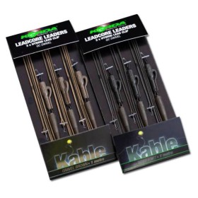Korda Leadcore Leader-Hybrid Lead Clip QC Swivel - weed