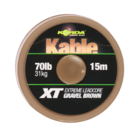Korda Kable XT Extreme Leadcore 70lb 15m Brown II