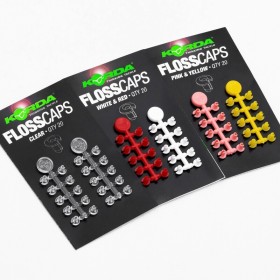 Korda Floss Caps Clear
