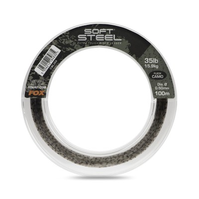 Fox Soft Steel Fleck Camo Leader