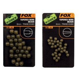 FOX EDGES NATURALS TAPERED BORE BEADS - 4MM